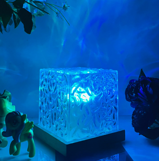 Magische noorderlicht lamp